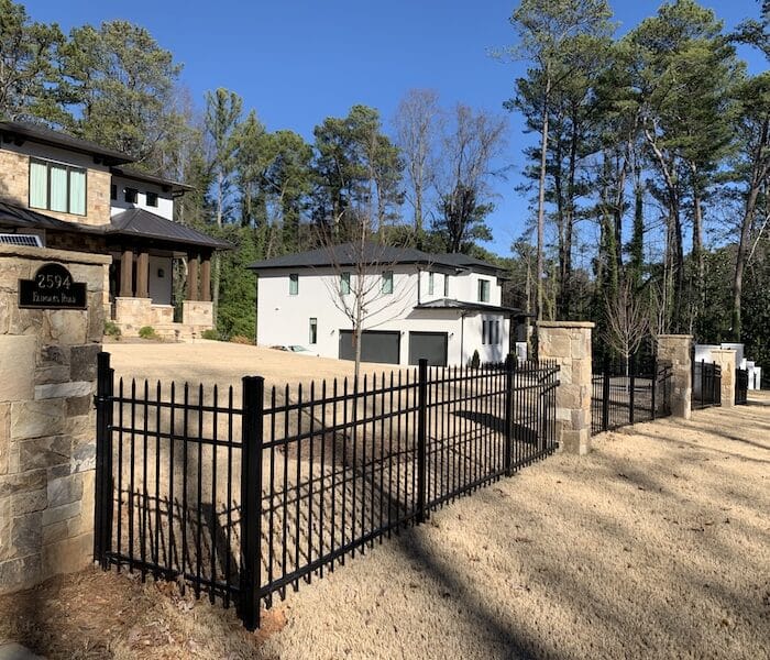Remodeling Masters metal fence installation